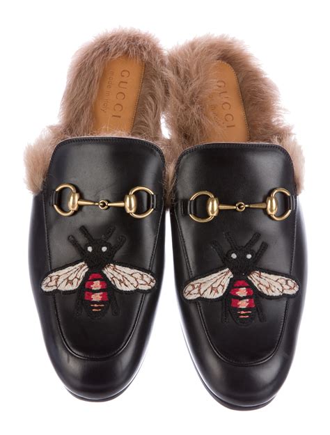 slipper herren gucci|gucci fur slippers women.